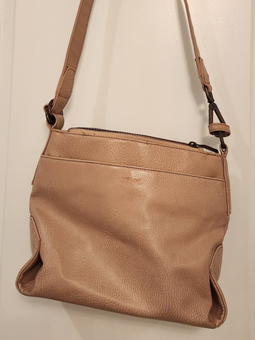 Matt & Nat Vegan Leather Blush Crossbody Bag